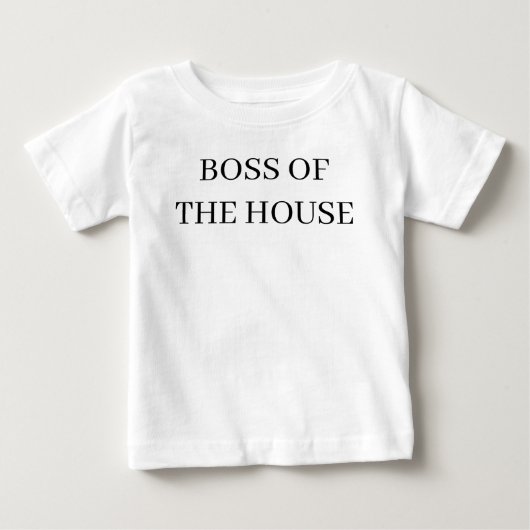 家のボス ベビーTシャツ (正面)
