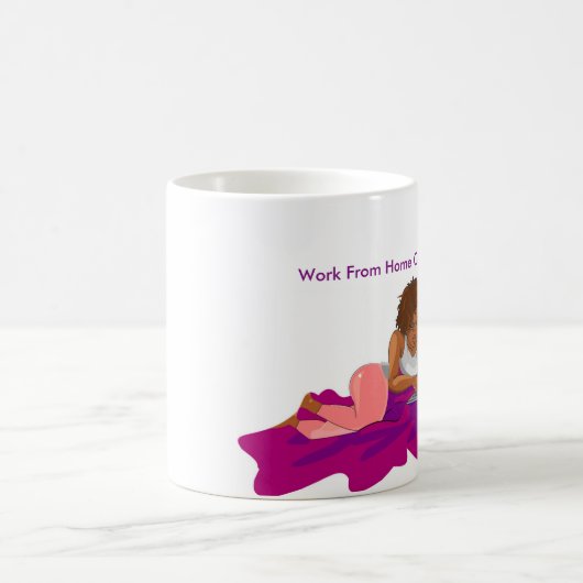 家のマグからの仕事 コーヒーマグカップ (中央)