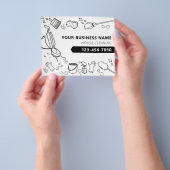 家のモダン清掃清掃清掃清掃清掃清掃清掃清掃作業 チラシ (手)