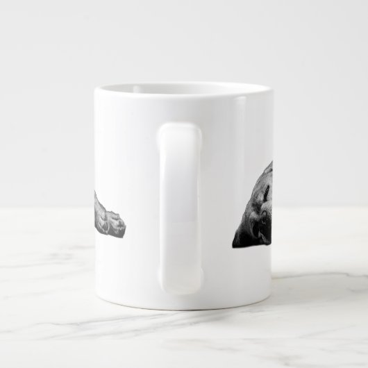 家のライトダウン保 ジャンボコーヒーマグカップ (裏面)