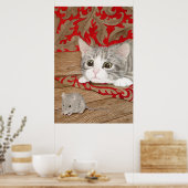 家の中にネズミがいる！ ポスター (キッチン)