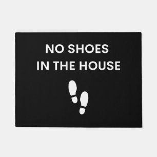 家の中に靴は、家の規則は、doormat ドアマット