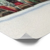 家の中のクリスマス | AIアートポスター ポスター (角)