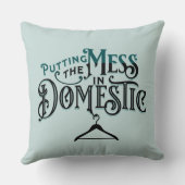 家の中を散らかす醍醐味 クッション (裏面)