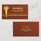 家の主名刺 名刺 (正面/裏面)