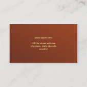 家の主名刺 名刺 (裏面)