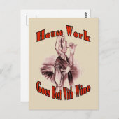 家の仕事はワ最高のインと行く ポストカード (正面/裏面)