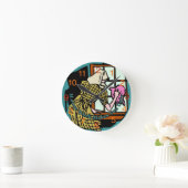 家の仕事は醜い時計を作ります ラウンド壁時計 (ホーム)