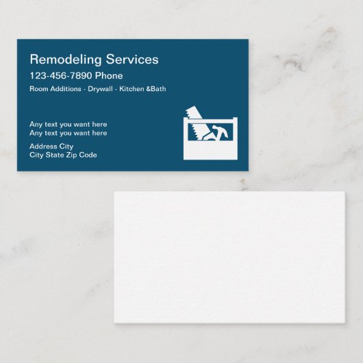 家の便利屋サービス 名刺 (正面/裏面)