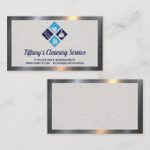 家の保クリーンサービス 名刺 (正面/裏面)