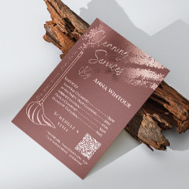 家の保メイド価格バラ金ゴールド赤面Qrコード 招待状