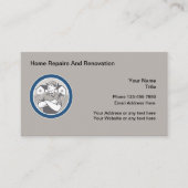 家の修理と改修 名刺 (正面)
