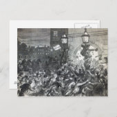 家の入り口でのパン騒動 ポストカード (正面/裏面)