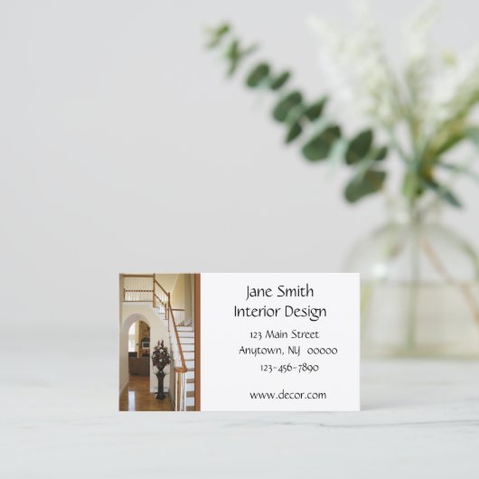 家の内部の名刺 名刺 (スタンド正面)