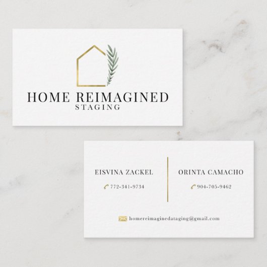 家の再想像 名刺 (正面/裏面)