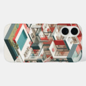 家の切断図モダン。 Case-Mate iPhoneケース (裏面 (横))