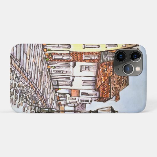 家の列 Case-Mate iPhoneケース (裏面(横))