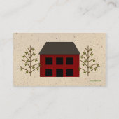 家の初期の名刺 名刺 (裏面)