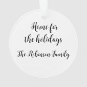 家の前にプレゼントがあるクリスマスサボテン オーナメント (裏面)