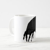 家の塵のダニ コーヒーマグカップ (正面左)