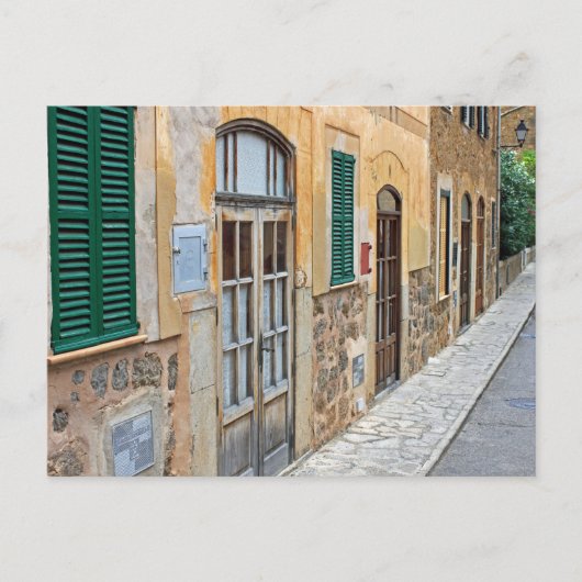 家の壁カード ポストカード (正面)