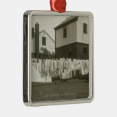 家の外の洗浄ライン メタルオーナメント (右)