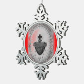 家の天恵のオーナメント スノーフレークピューターオーナメント (右)