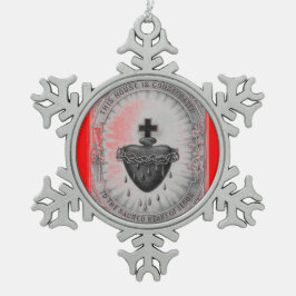 家の天恵のオーナメント スノーフレークピューターオーナメント