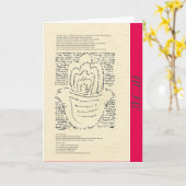 家の天恵、引っ越し祝いパーティーの芸術、Hamsah カード (黄色い花)