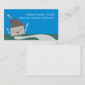 家の家の個人的なシェフのケイタリングビジネスカード 名刺 (正面/裏面)