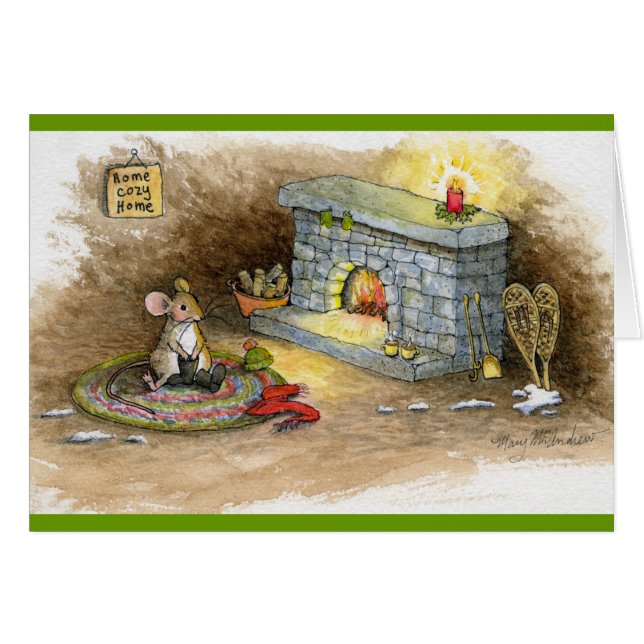 家の居心地のよい家庭かんじきのマウス (正面横)