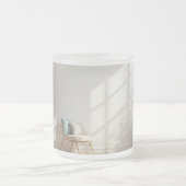 家の居間を望むカップ フロストグラスマグカップ (中央)