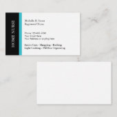 家の年長の心配のビジネスサービス 名刺 (正面/裏面)