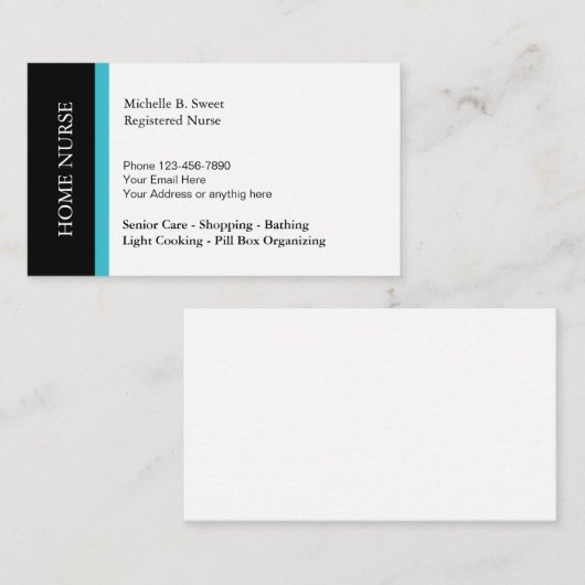 家の年長の心配のビジネスサービス 名刺 (正面/裏面)