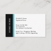 家の年長の心配のビジネスサービス 名刺 (正面)