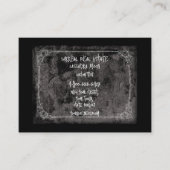 家の幽霊のよく出る名刺 名刺 (正面)