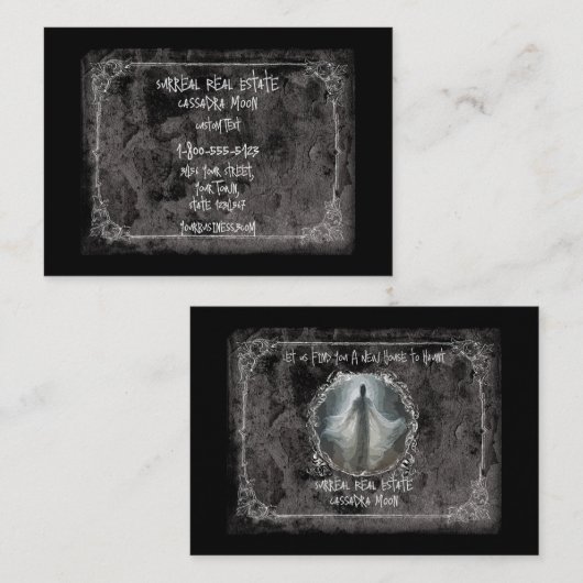 家の幽霊のよく出る名刺 名刺 (正面/裏面)