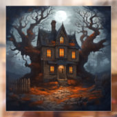 家の幽霊のよく出る窓の貼り ウィンドウサイン (シート2)