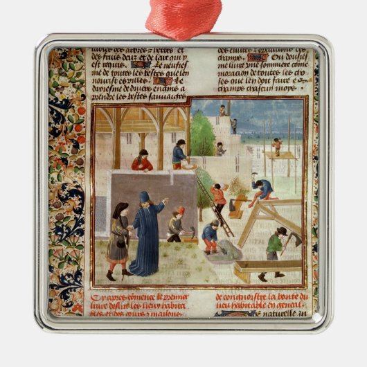 家の建築 メタルオーナメント (正面)