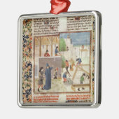 家の建築 メタルオーナメント (左)