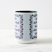 家の引用文のコーヒー・マグ ツートーンマグカップ (中央)