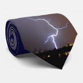 家の後ろの落雷 ネクタイ (ロール)