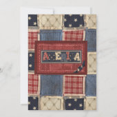 家の招待を来ている軍の兵士 招待状 (裏面)