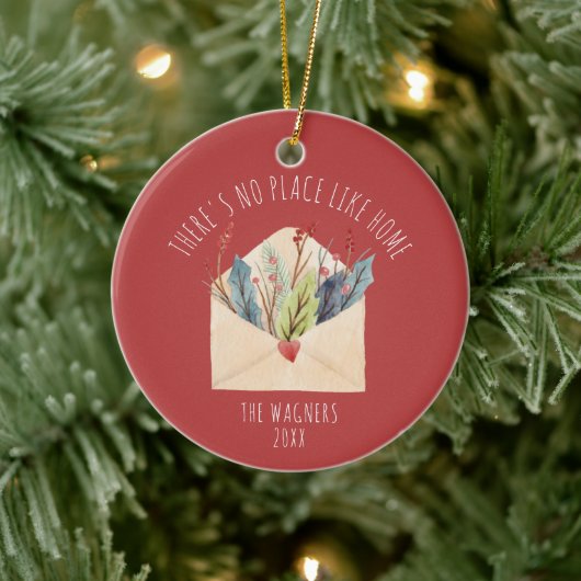 家の持ち主のような場所はパーソナライズされたない セラミックオーナメント (ツリー)