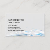 家の掃除サービスのプロフェッショナル水流 名刺 (裏面)