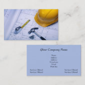 家の改造するか、または大工仕事の名刺 名刺 (正面/裏面)