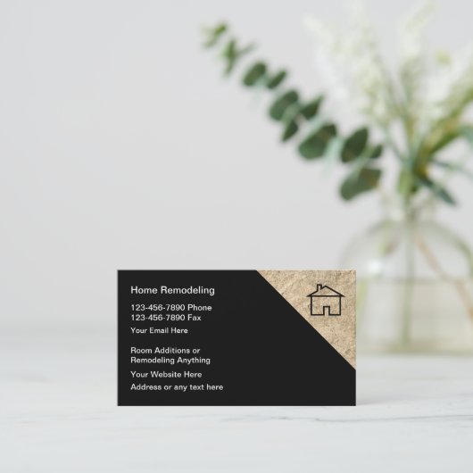 家の改造の名刺 名刺 (スタンド正面)