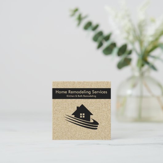 家の改造サービス スクエア名刺 (スタンド正面)