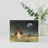 家の方を見ながら ポストカード (スタンド正面)