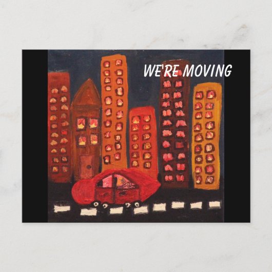 家の暖まるパーティの招待状 インビテーションポストカード (正面)